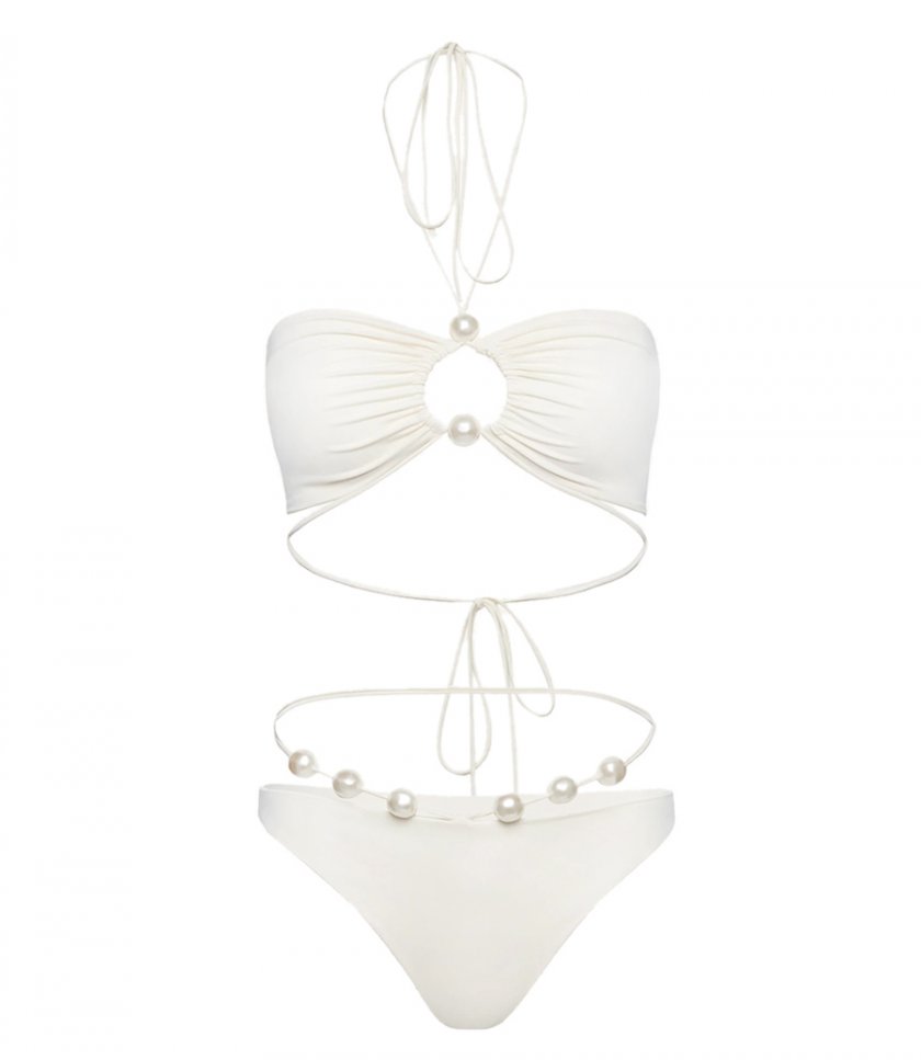 CLOTHES - HALTERNECK PEARL BIKINI