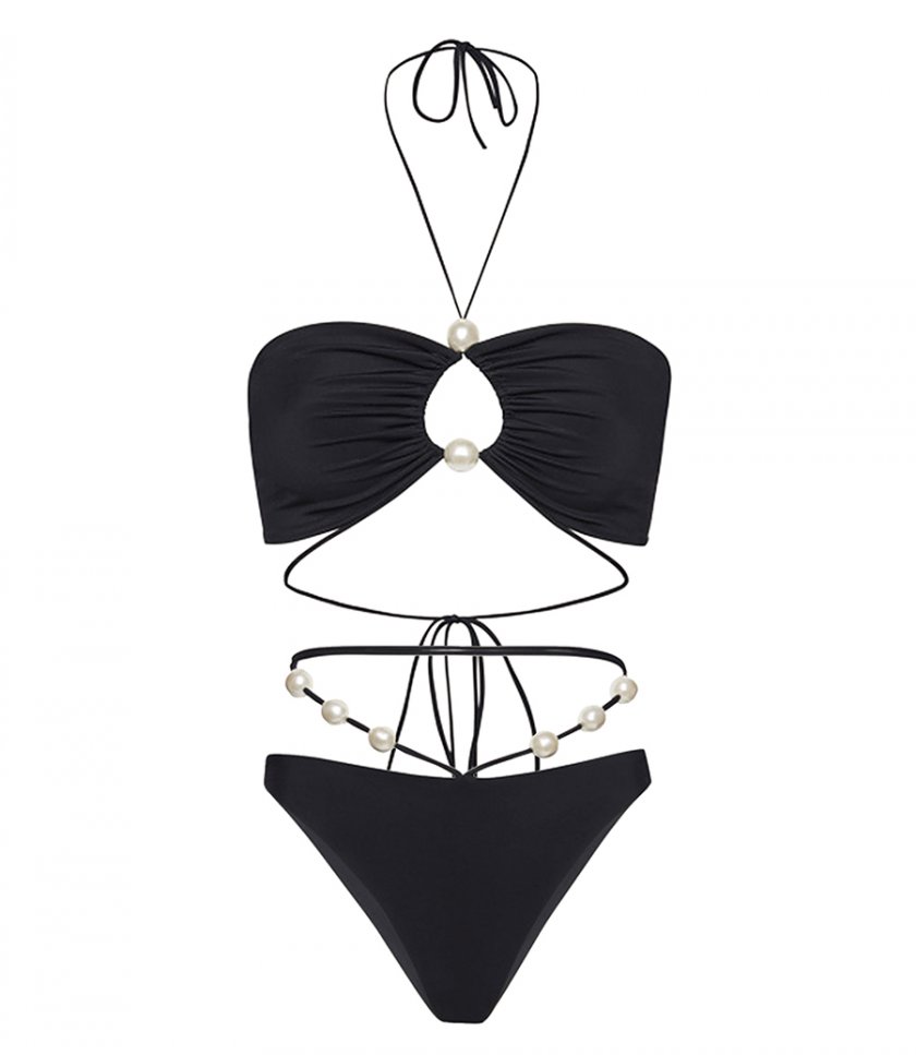 CLOTHES - HALTERNECK PEARL BIKINI
