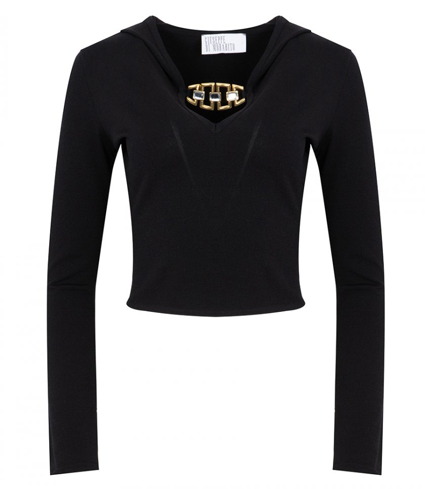 SALES - LONGSLEEVE TOP WITH HOOD