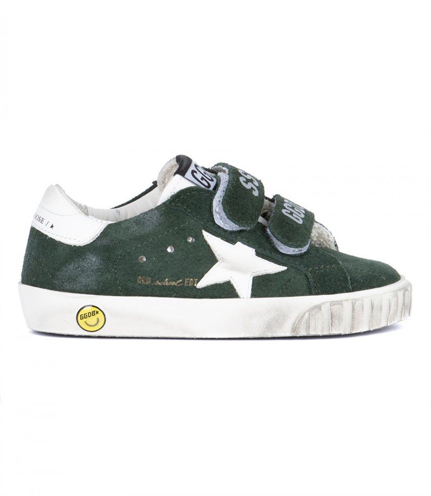 SHOES - DARK GREEN SUEDE OLD SCHOOL