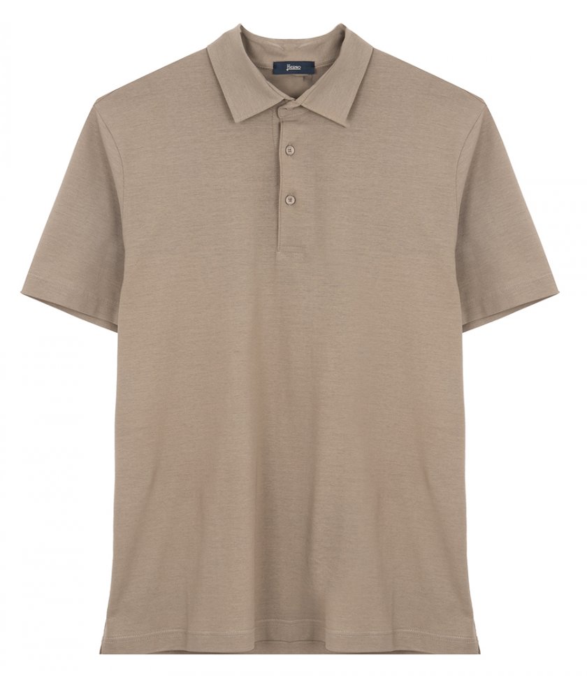 CLOTHES - JERSEY CREPE POLO SHIRT