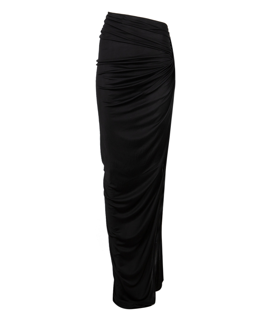 ATLEIN - DRAPED ASMMETRIC SKIRT