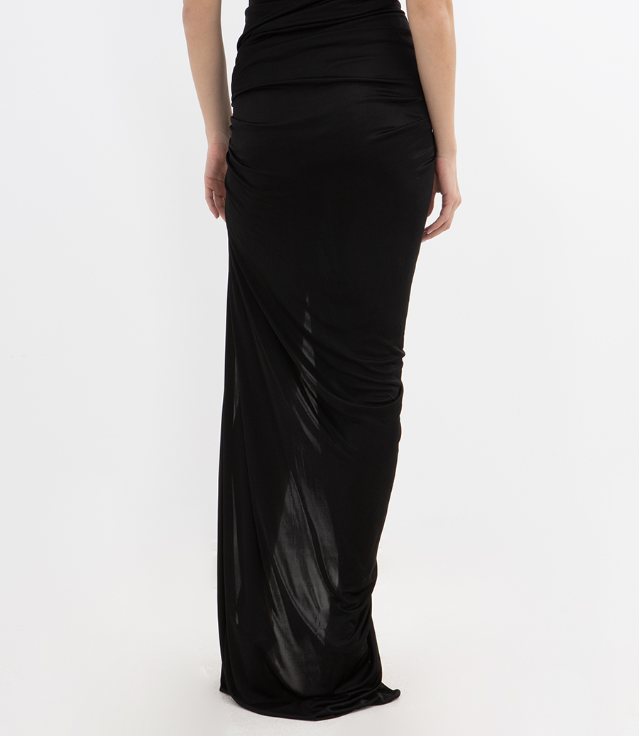 DRAPED ASMMETRIC SKIRT