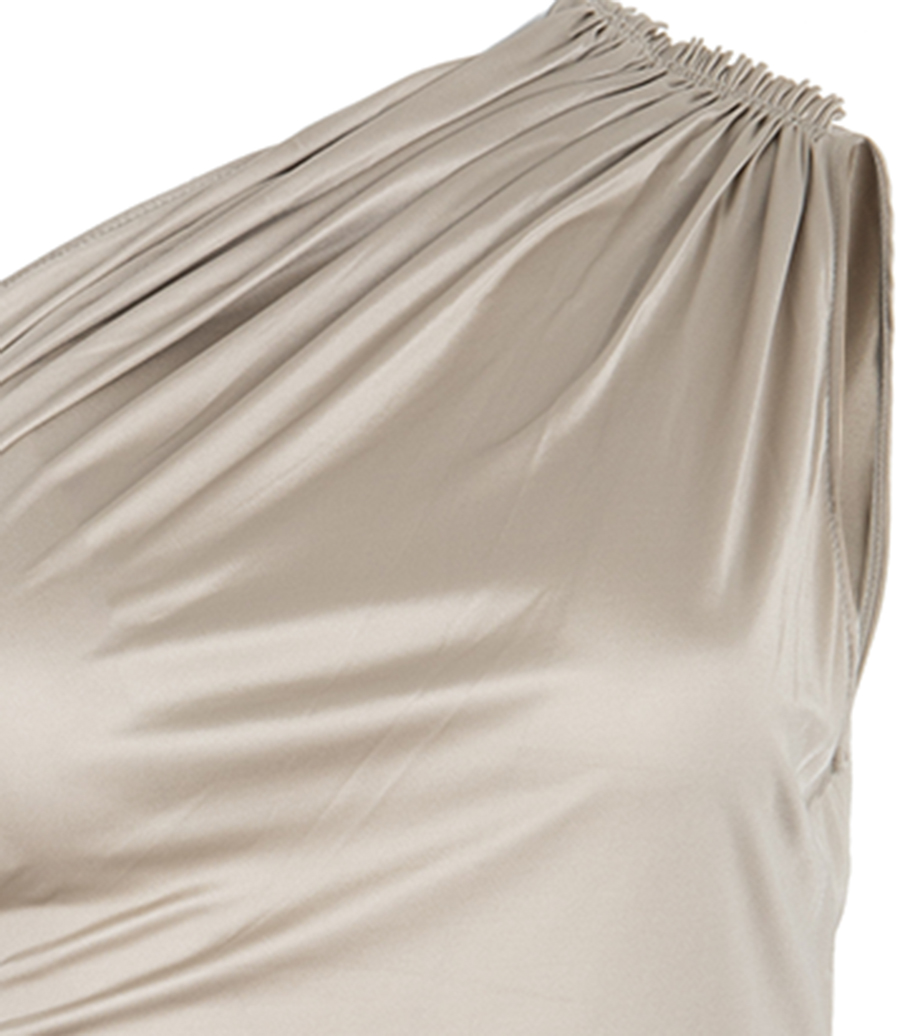 RUCHED ASYMMETRIC TOP