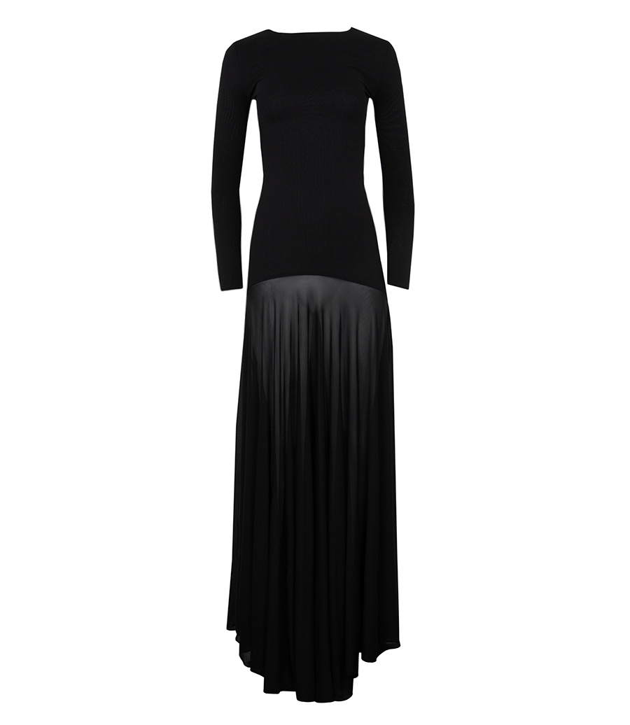ATLEIN - LONG SLEEVES LONG DRESS