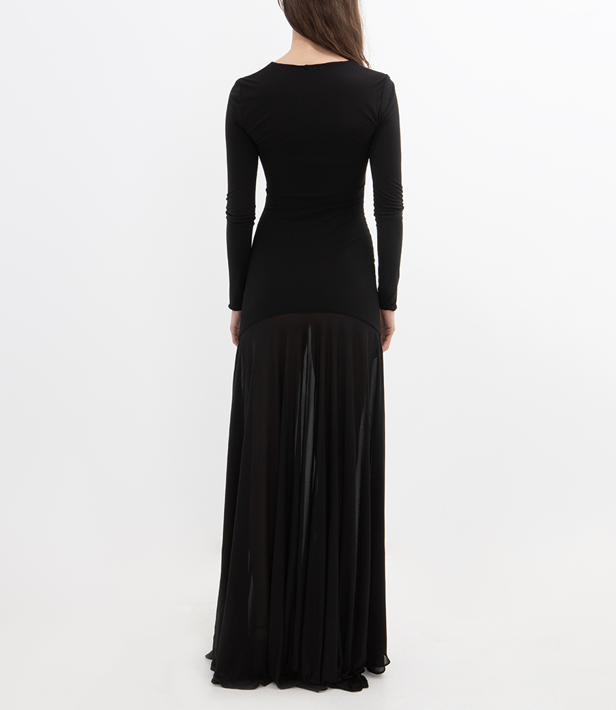 LONG SLEEVES LONG DRESS