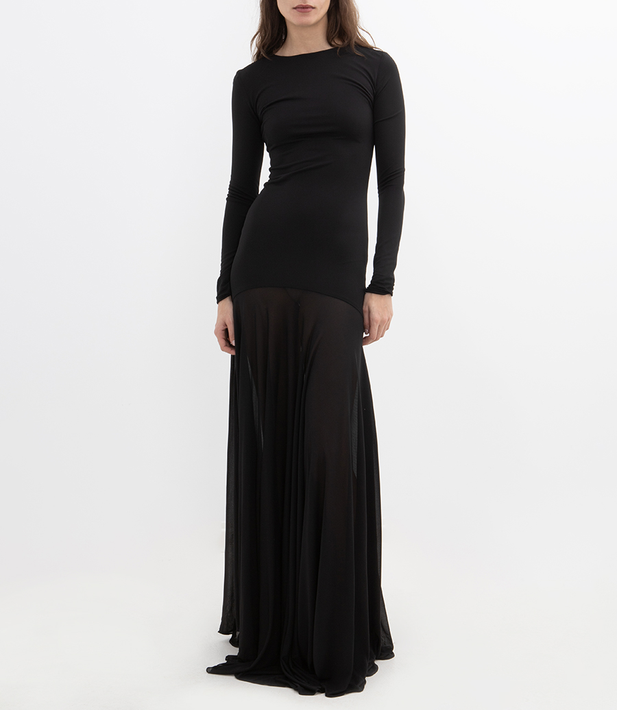 LONG SLEEVES LONG DRESS
