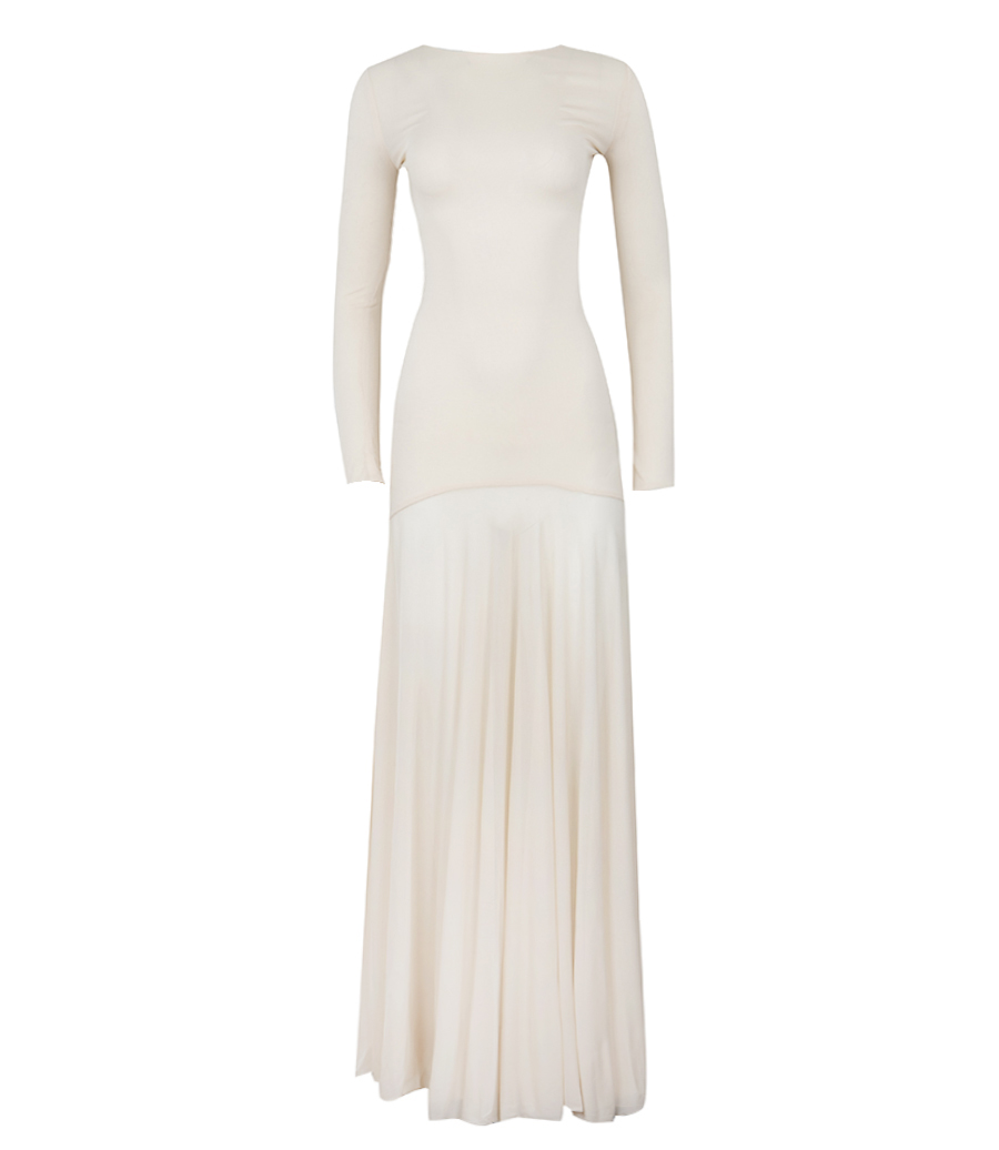 ATLEIN - LONG SLEEVES LONG DRESS