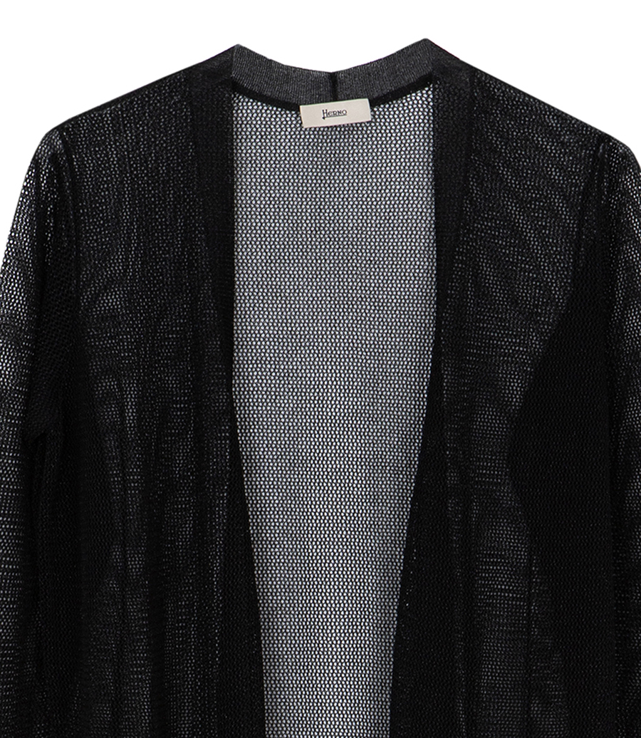 CARDIGAN LUNGO IN LUREX