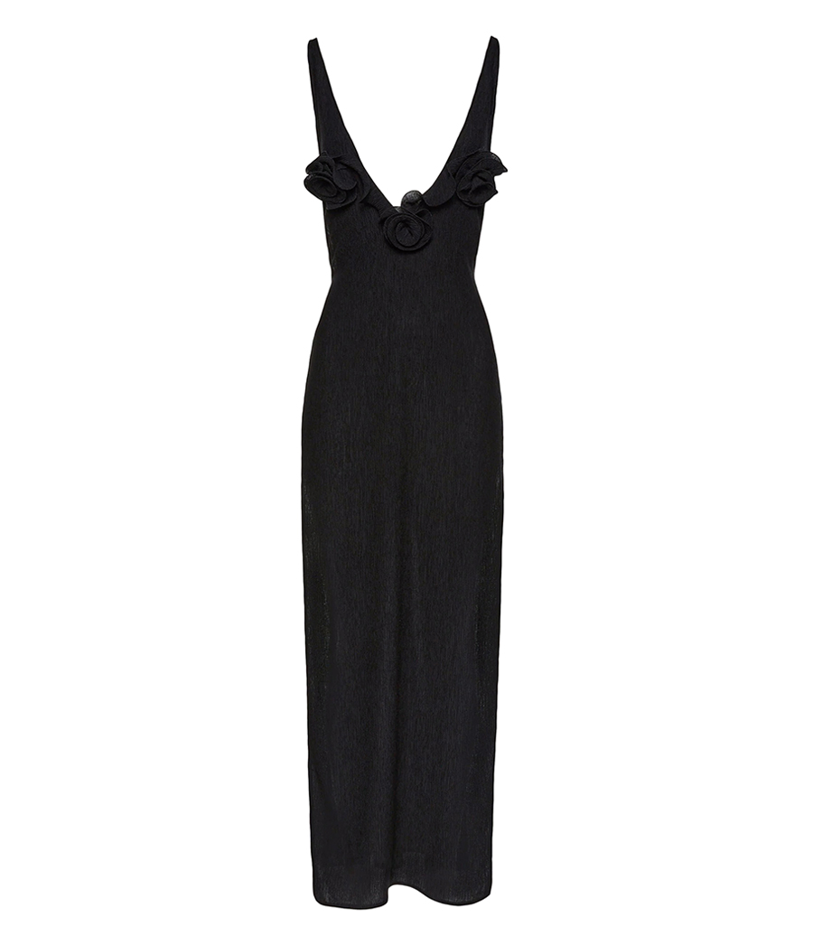 MAGDA BUTRYM - CREPE HIGH LEG MAXI DRESS