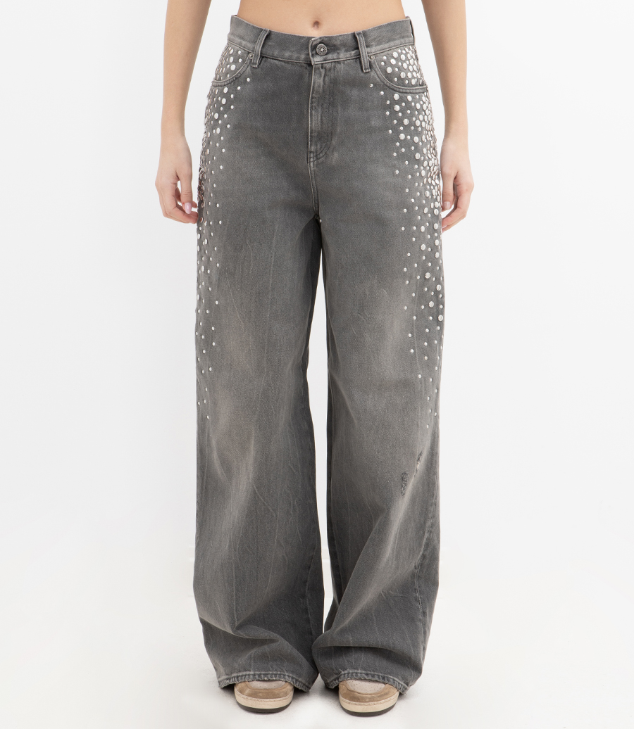 JOURNEY BOYFRIEND PANT WITH STUDS