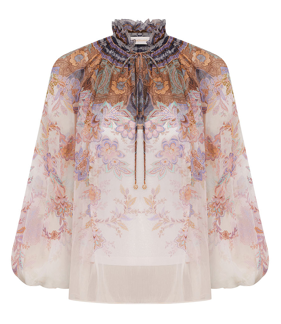 ZIMMERMANN - LUNA BILLOW BLOUSE