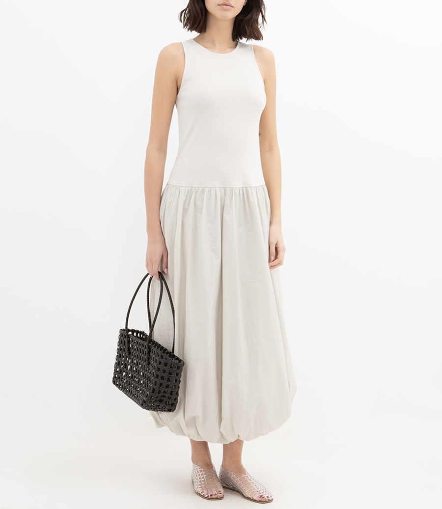 LONG SLEEVELESS DRESS