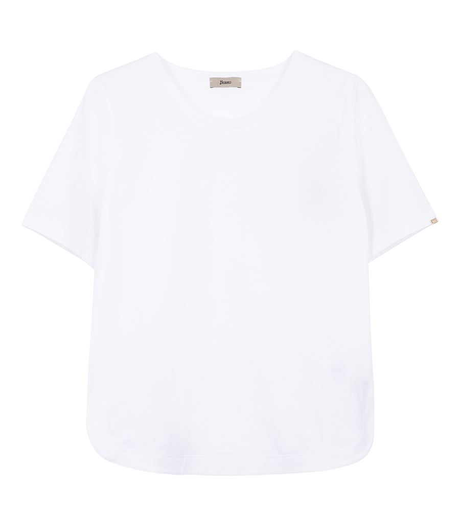 HERNO - SUPERFINE COTTON STRETCH T-SHIRT
