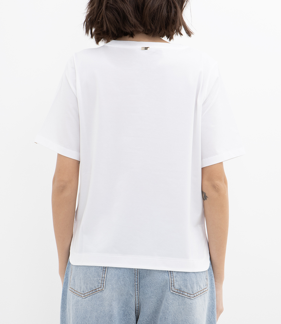 SUPERFINE COTTON STRETCH T-SHIRT