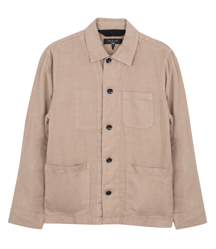 RAG & BONE - EVAN LINEN CHORE JACKET