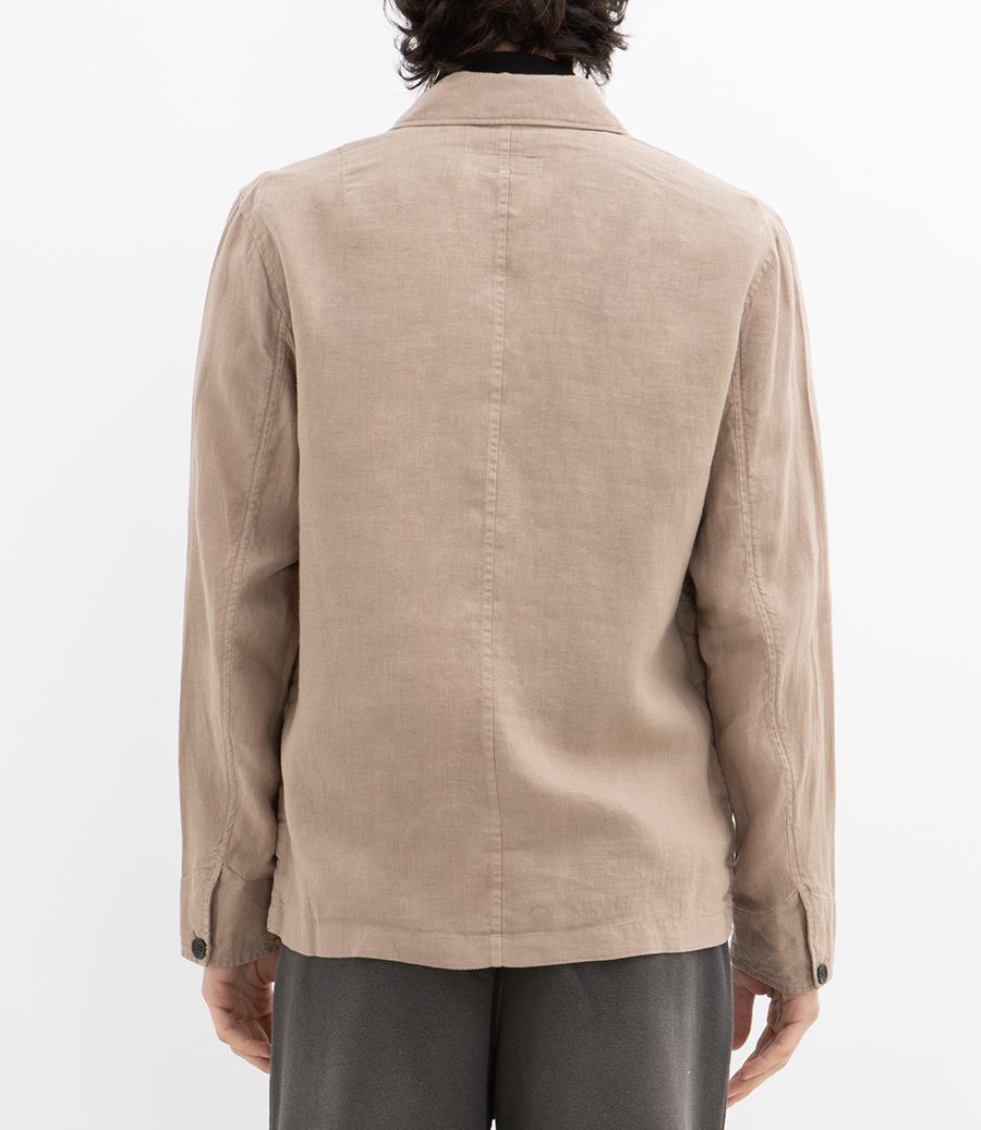 EVAN LINEN CHORE JACKET