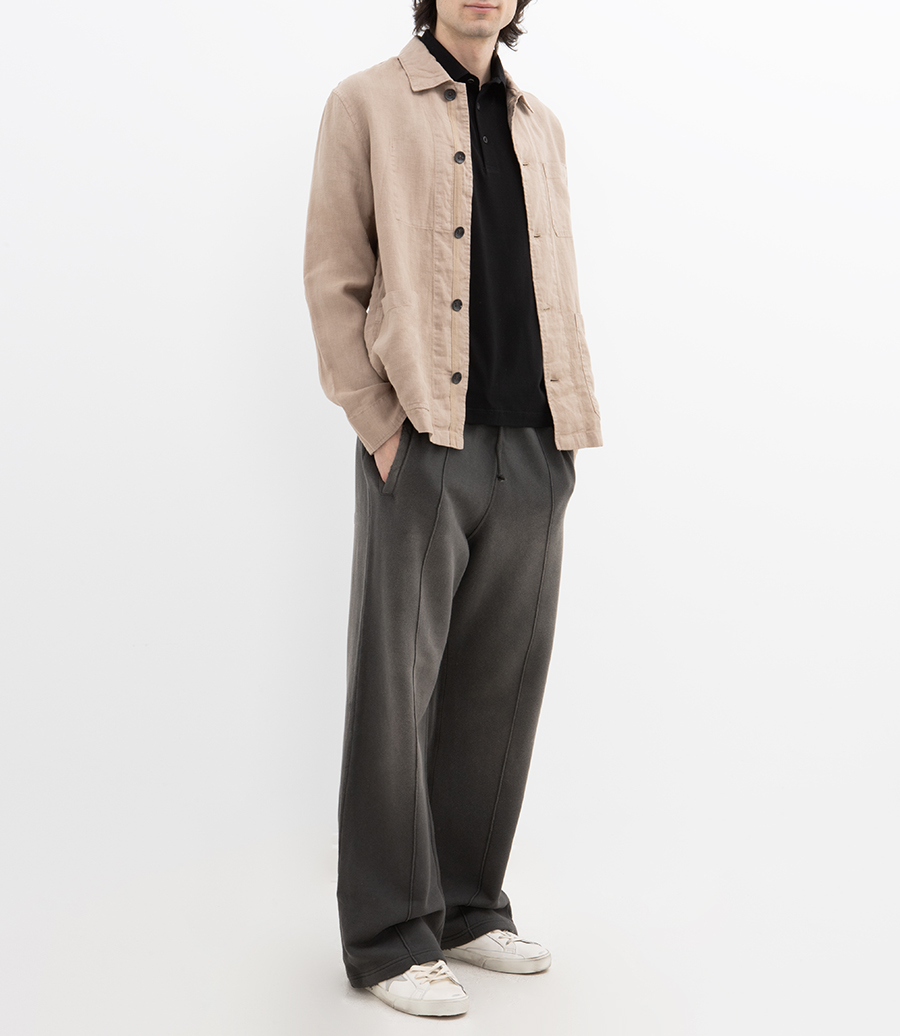 EVAN LINEN CHORE JACKET