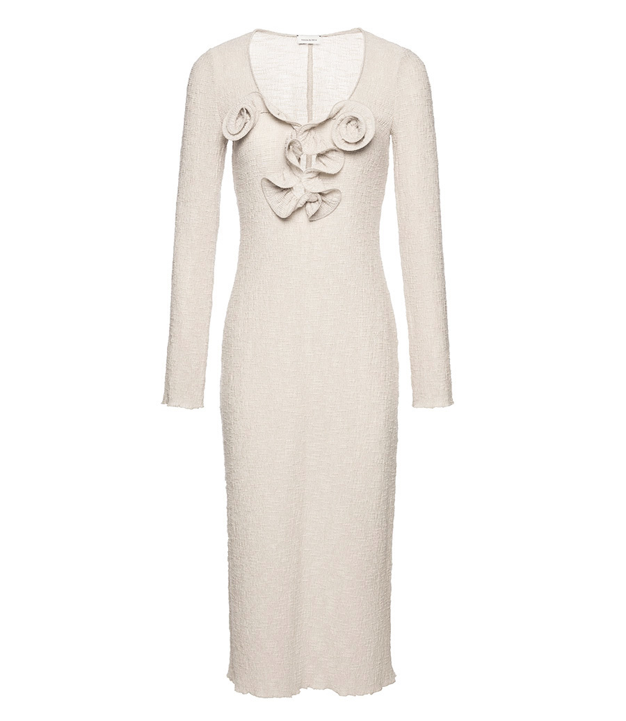 MAGDA BUTRYM - LONG SLEEVE CREPE MAXI DRESS