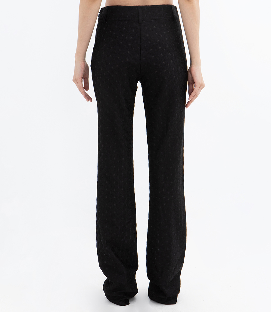 TEXTURED TROUSERS