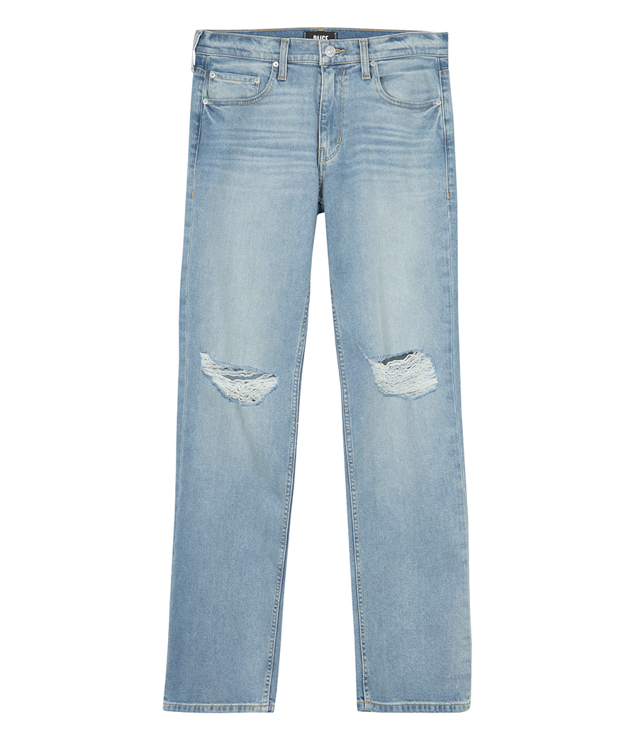 PAIGE DENIM - HERITAGE DOHENY RELAXED STRAIGHT JEAN DESTRUCTED