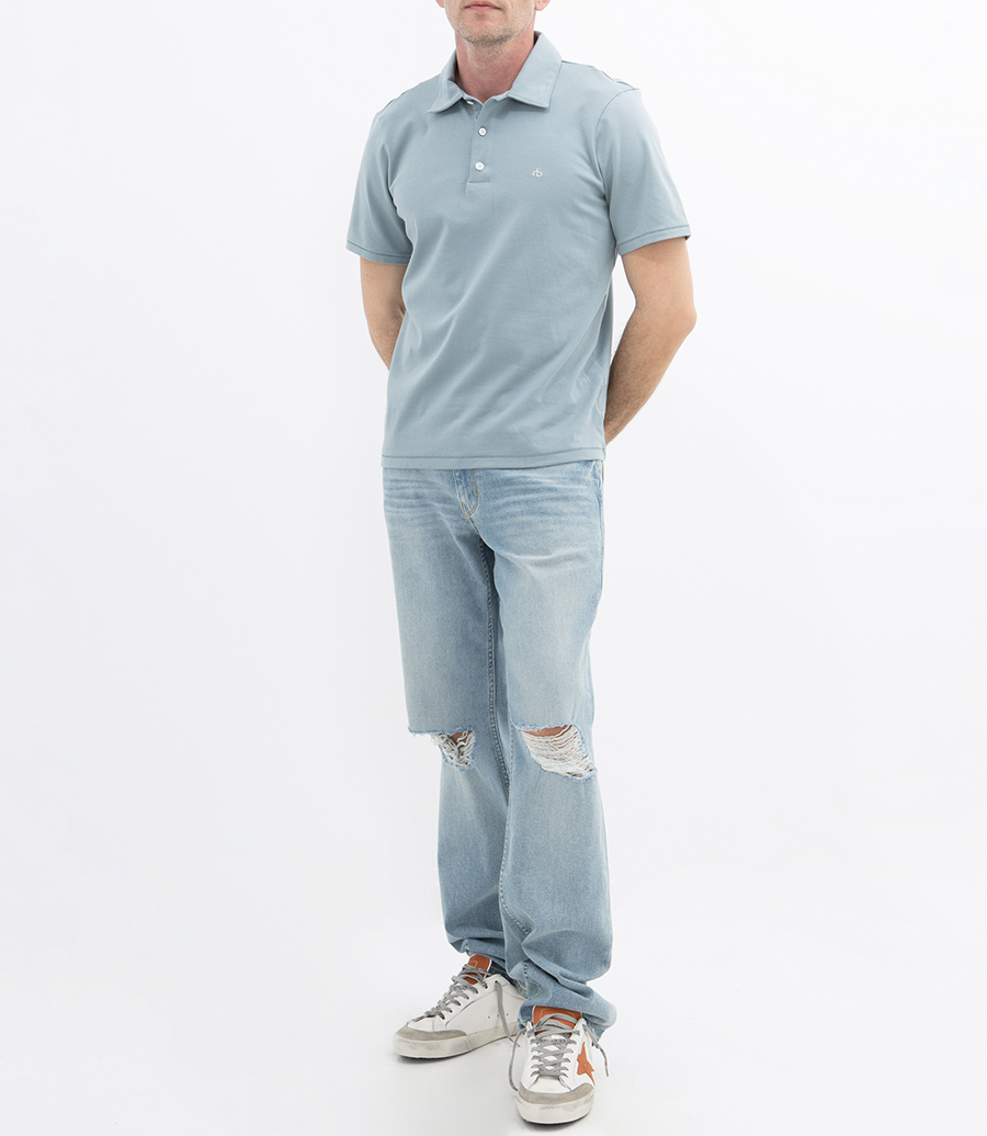 HERITAGE DOHENY RELAXED STRAIGHT JEAN DESTRUCTED