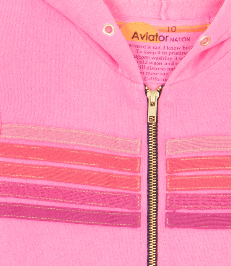 KIDS 5 STRIPE KIDS HOODIE