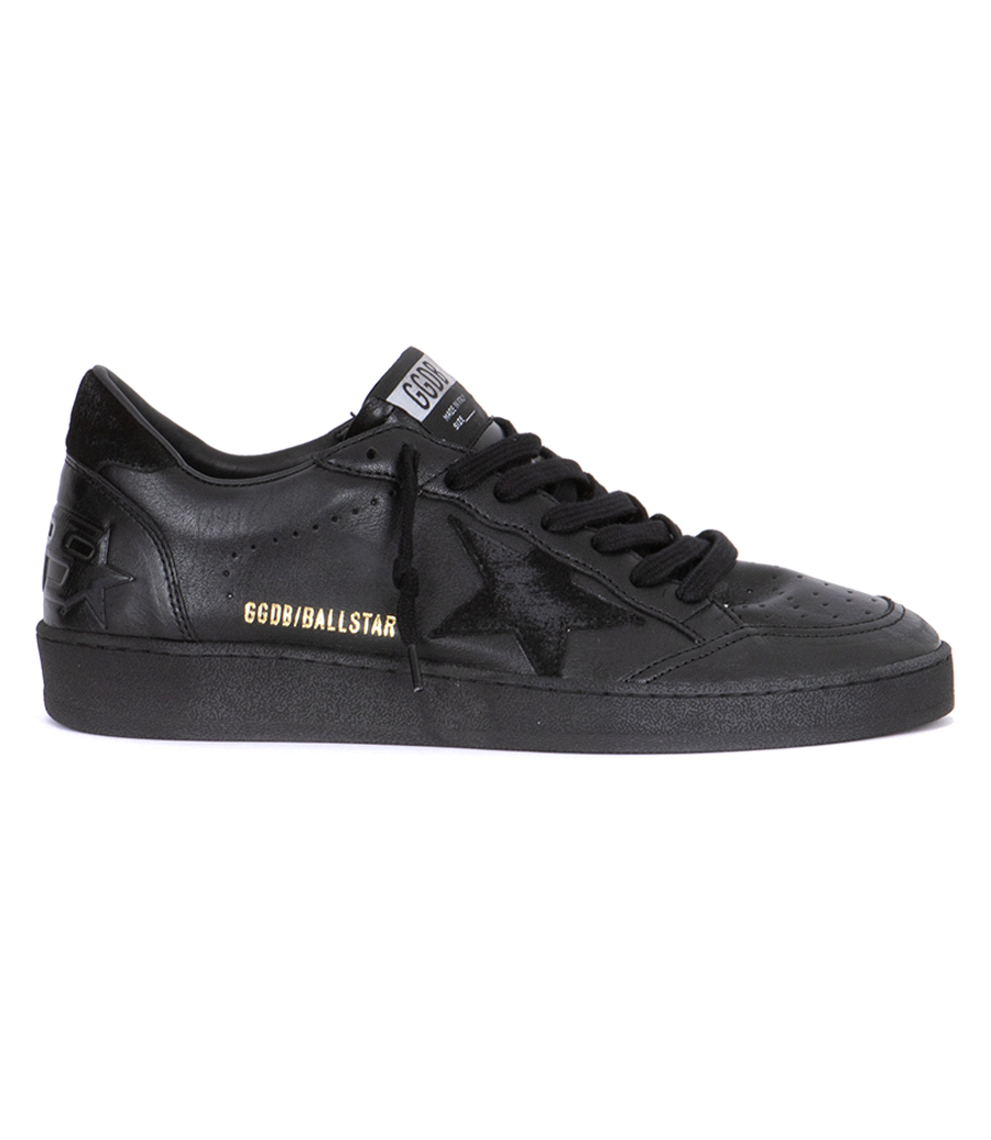 GOLDEN GOOSE  - BLACK SUEDE STAR BALL STAR