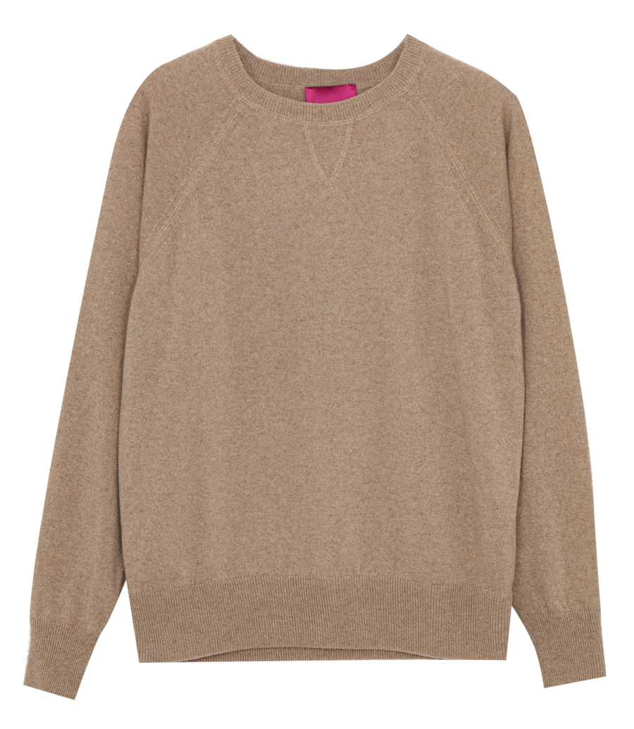BF KNITWEAR - CREW NECK CASHMERE PULLOVER