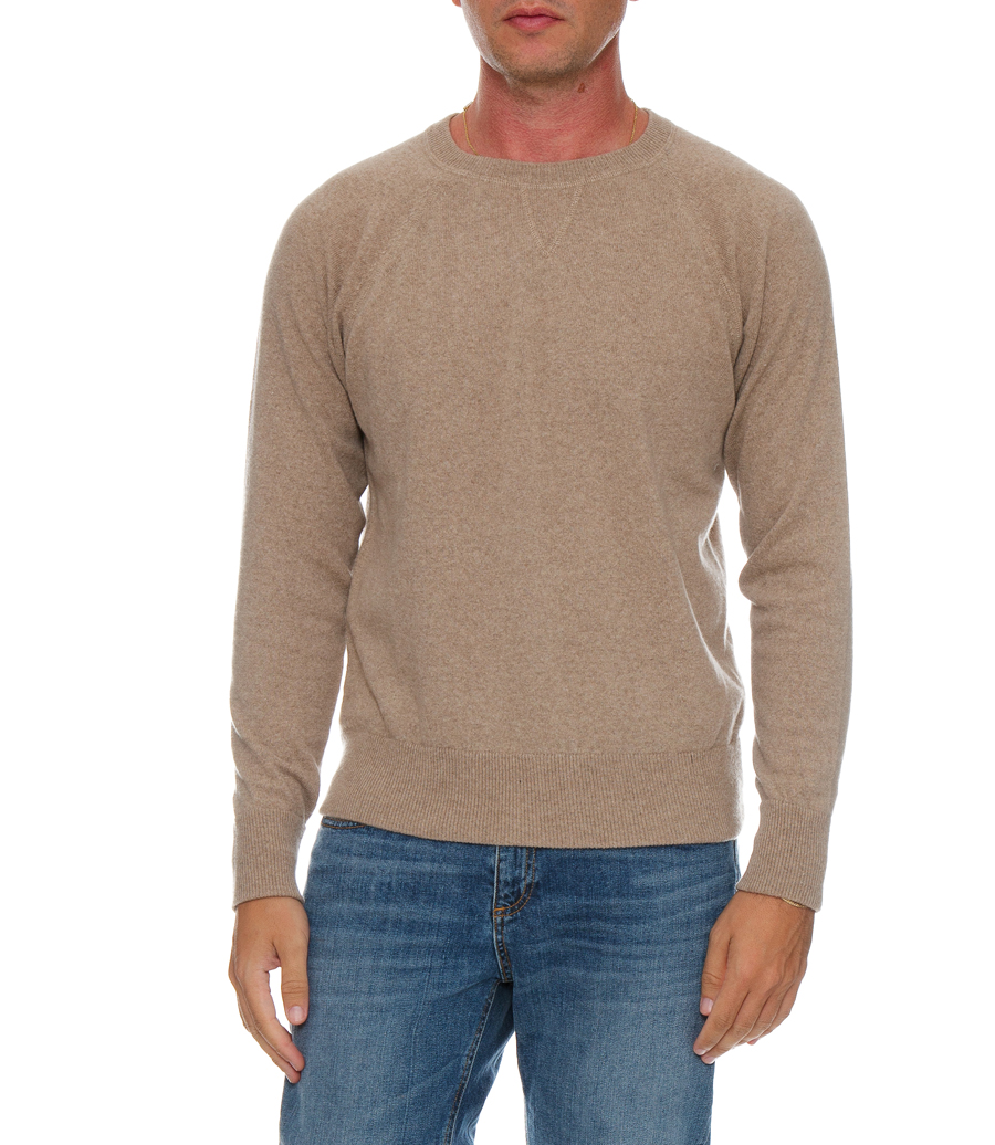 CREW NECK CASHMERE PULLOVER