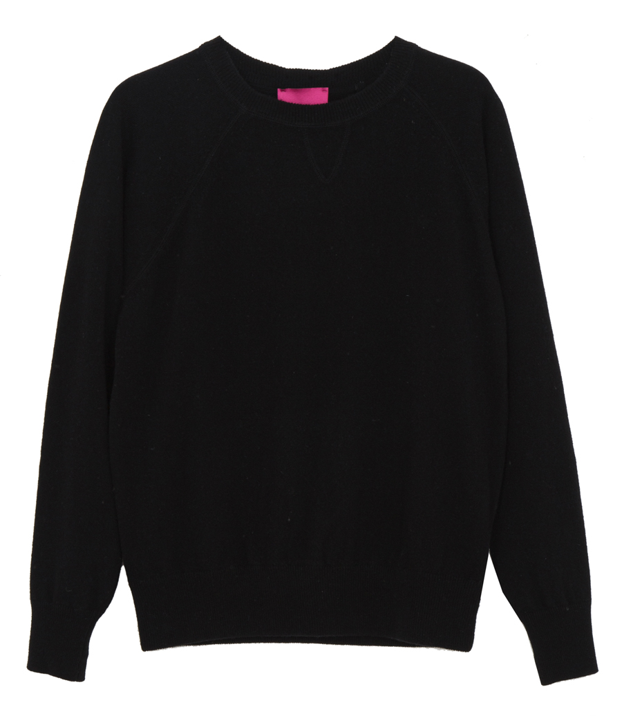 BF KNITWEAR - CREW NECK CASHMERE PULLOVER