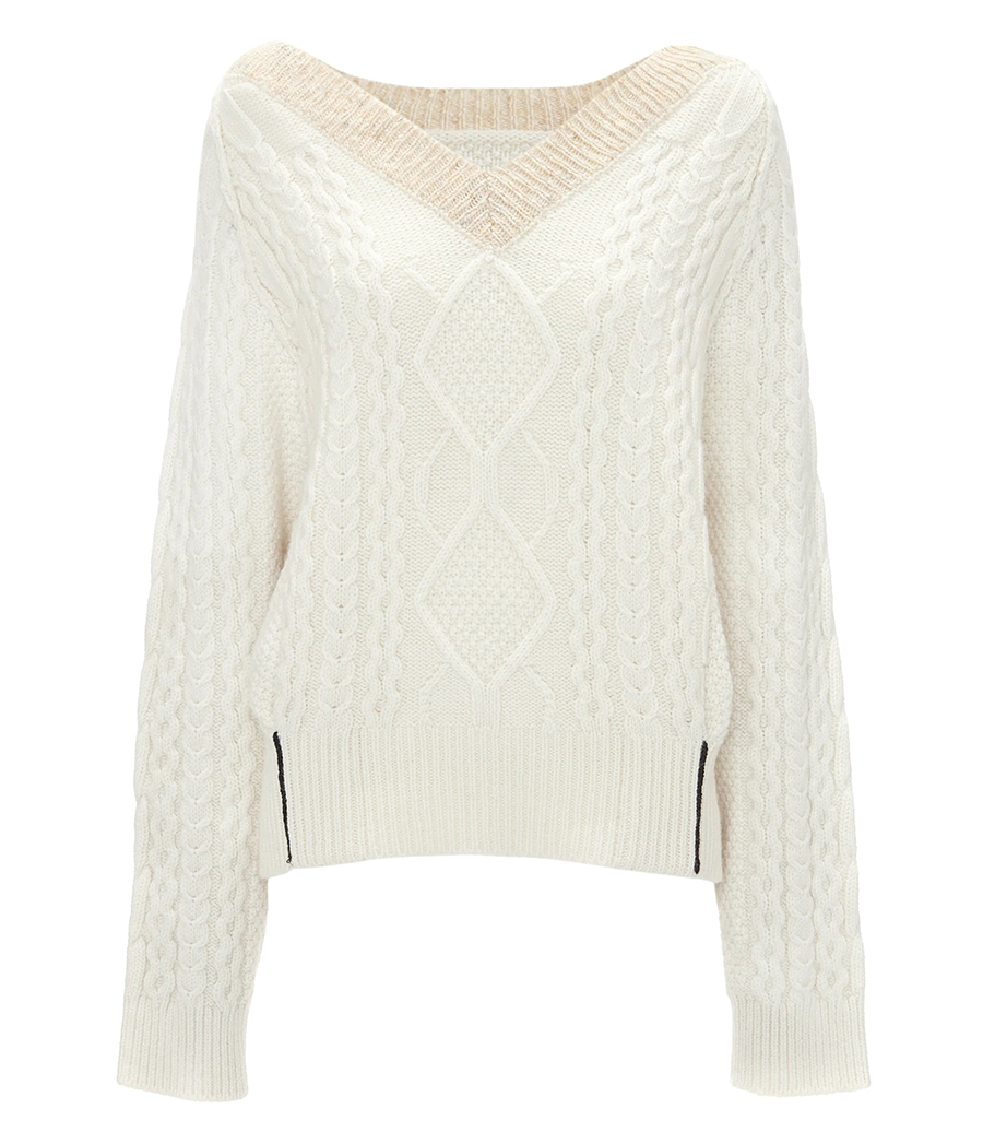 VICTORIA BECKHAM - V-NECK JUMPER