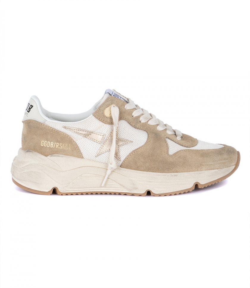 SHOES - RUNNING SOLE NET UPPER SUEDE TOE