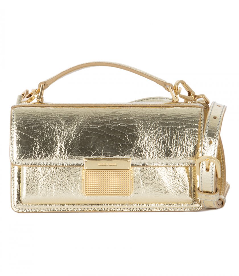 HANDLE - VENEZIA SMALL SHINY WAVY LEATHER