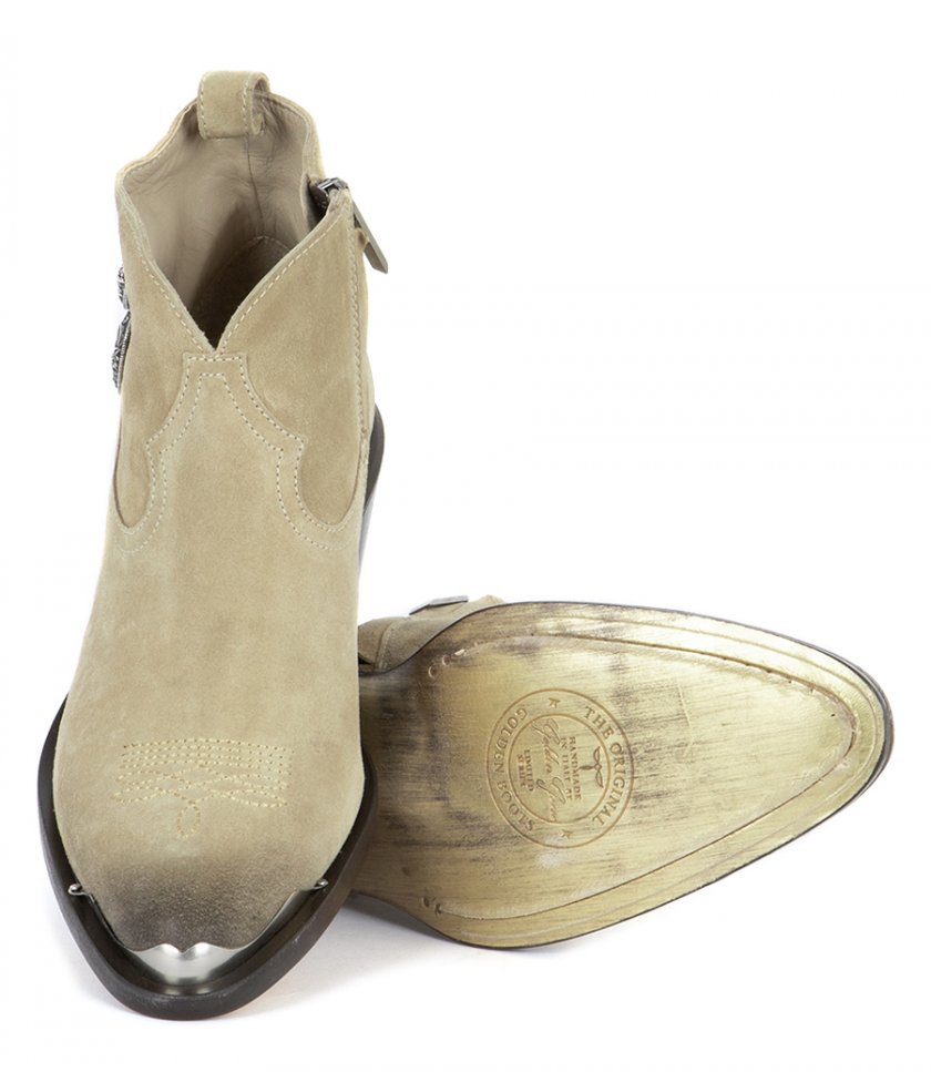 PATTY ANKLE BOOTS WAXED SUEDE
