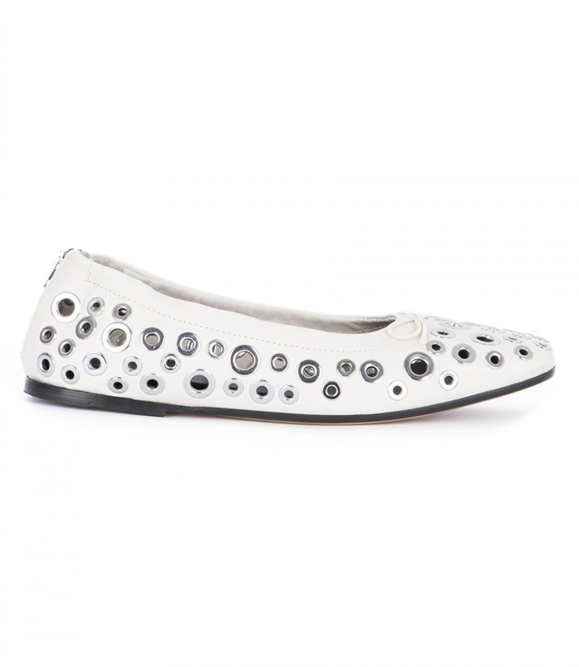 SHOES - AMY BALLET FLATS WITH EYELETS