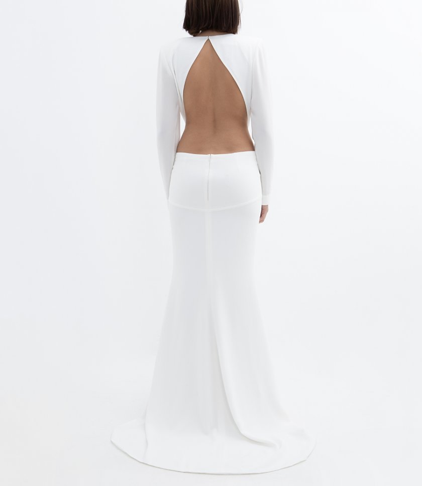 CUT OUT DRAPPED GOWN