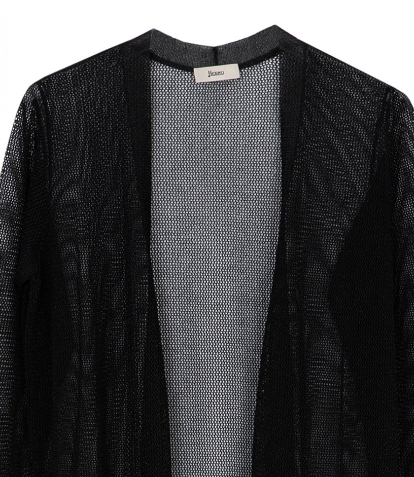 CARDIGAN LUNGO IN LUREX