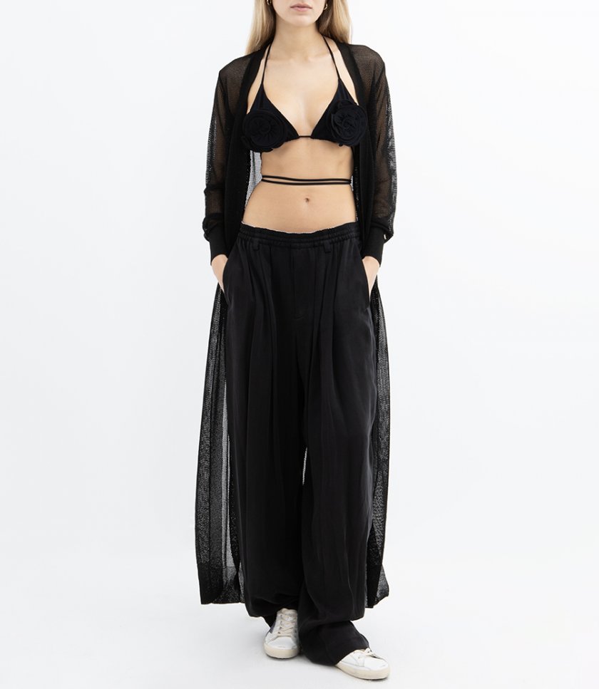 CARDIGAN LUNGO IN LUREX