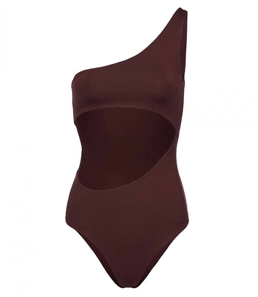 CLOTHES - ONE SHOULDER CUTOUT SWIMSUIT
