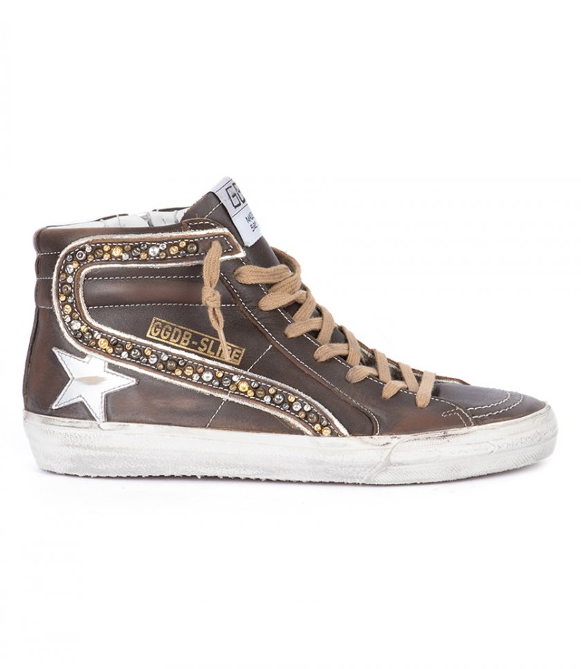 SHOES - SLIDE LEATHER UPPER LAMINATED