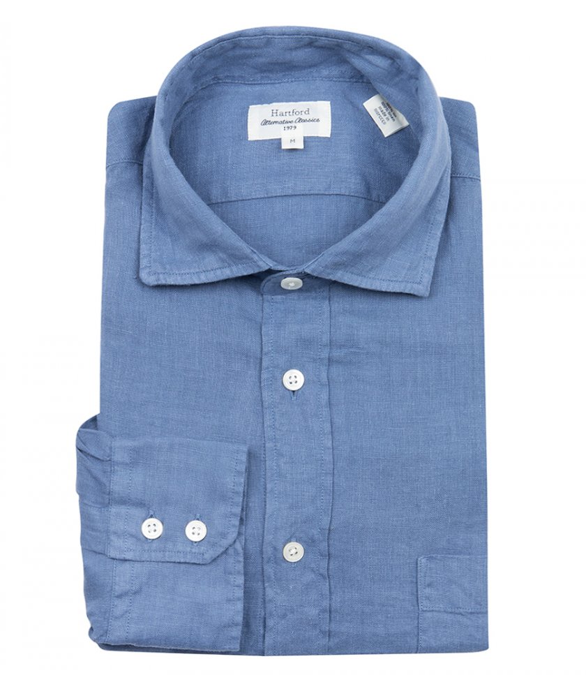 HARTFORD - LINEN PAUL PAT SHIRT