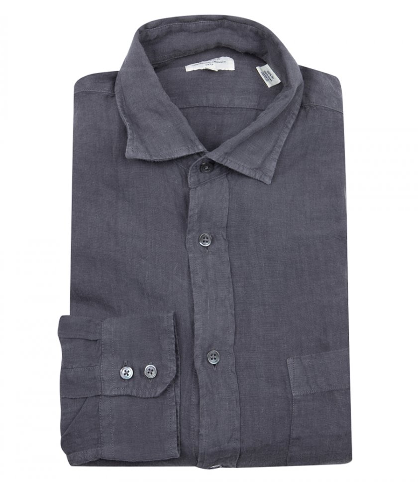 HARTFORD - LINEN PAUL PAT SHIRT