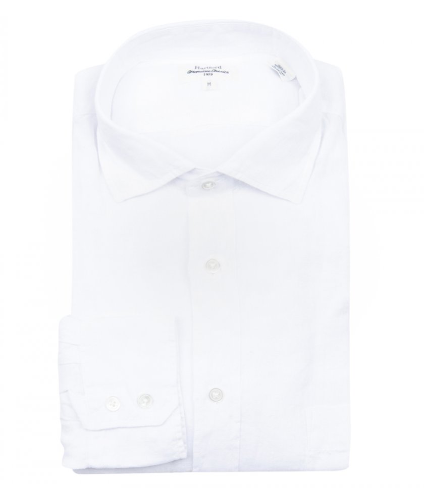 HARTFORD - LINEN PAUL PAT SHIRT