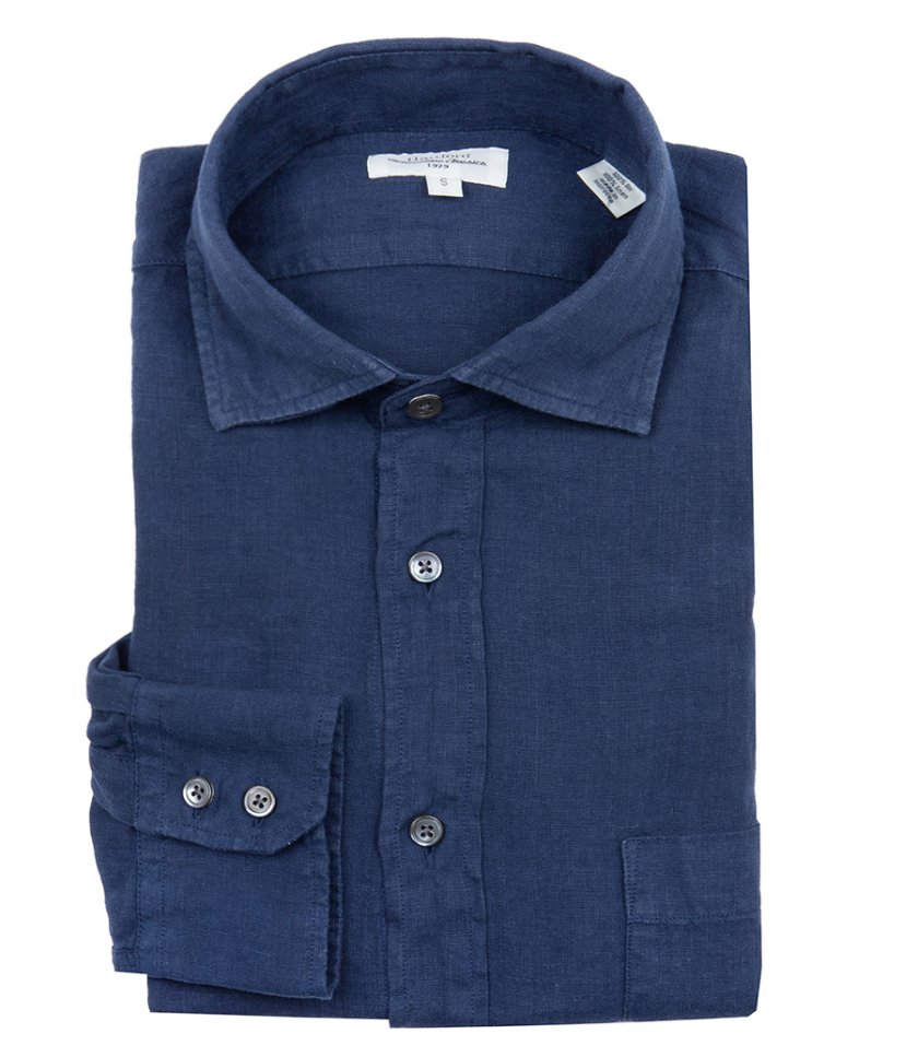 HARTFORD - LINEN PAUL PAT SHIRT