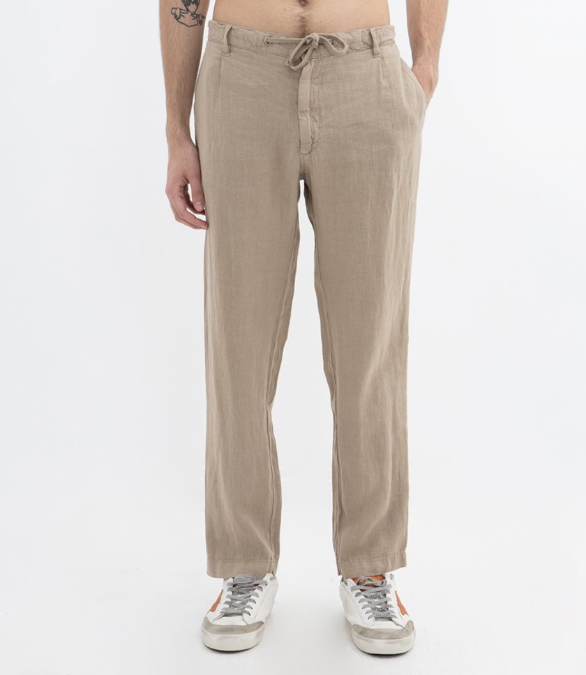 LINEN TANKER EASY PANTS