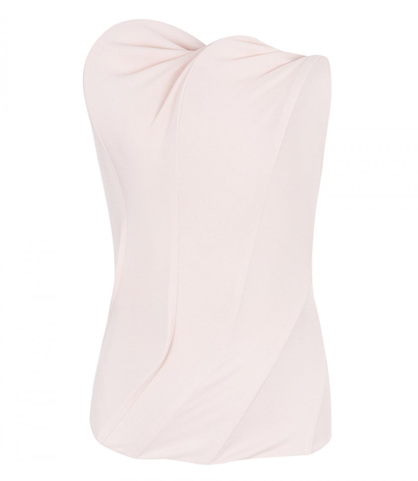 SALES - STRAPLESS WAVE DETAIL TOP