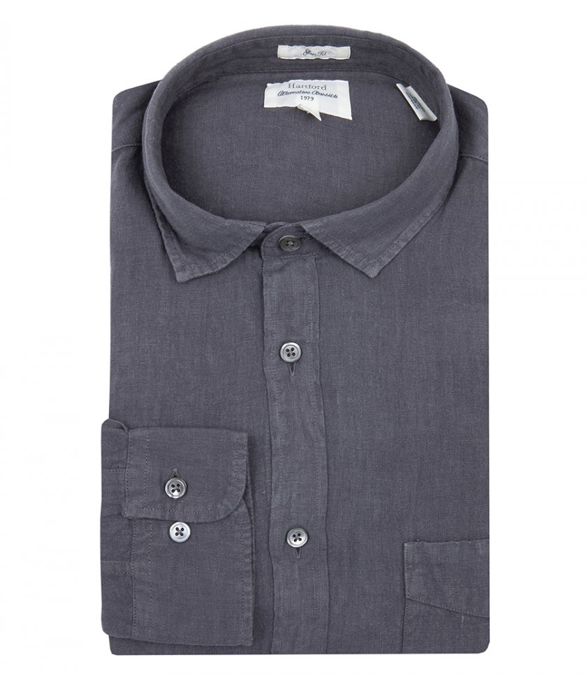 HARTFORD - LINEN STORM PAT SHIRT