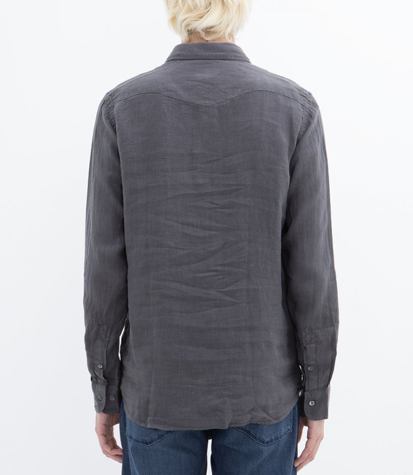 LINEN STORM PAT SHIRT