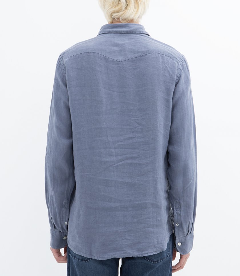 LINEN STORM PAT SHIRT